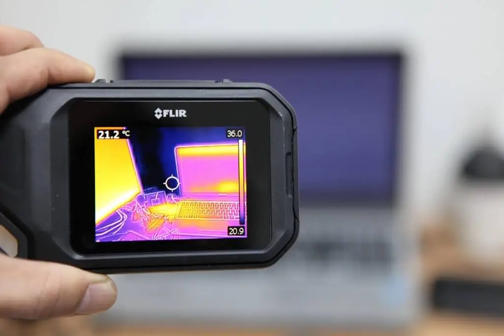 Electrical thermal imaging at Always Prompt Repairs Brisbane