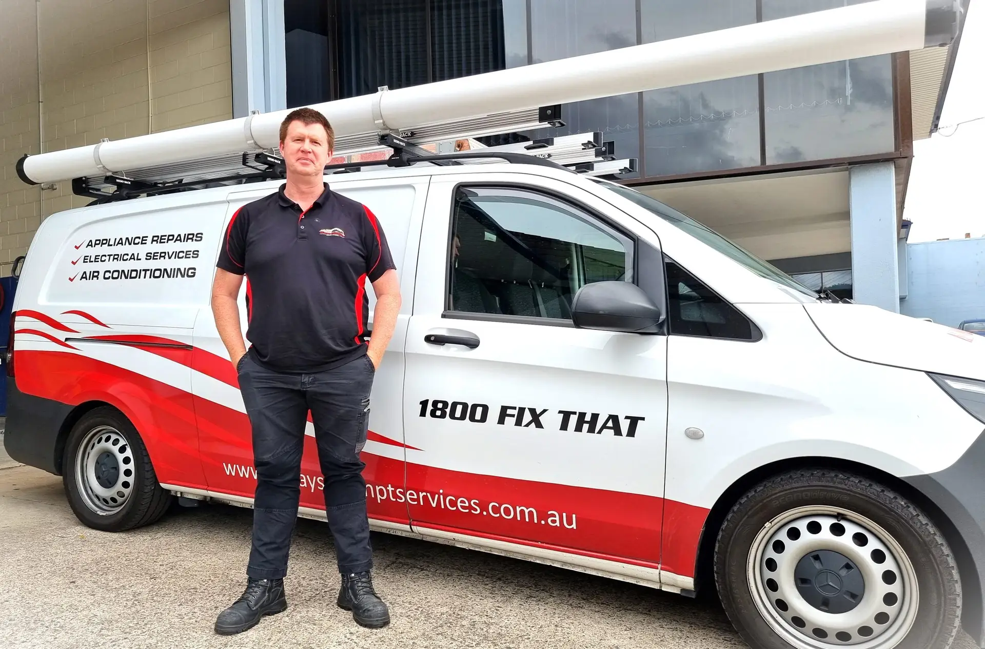 Always Prompt appliance repairs Redbank Plains service van