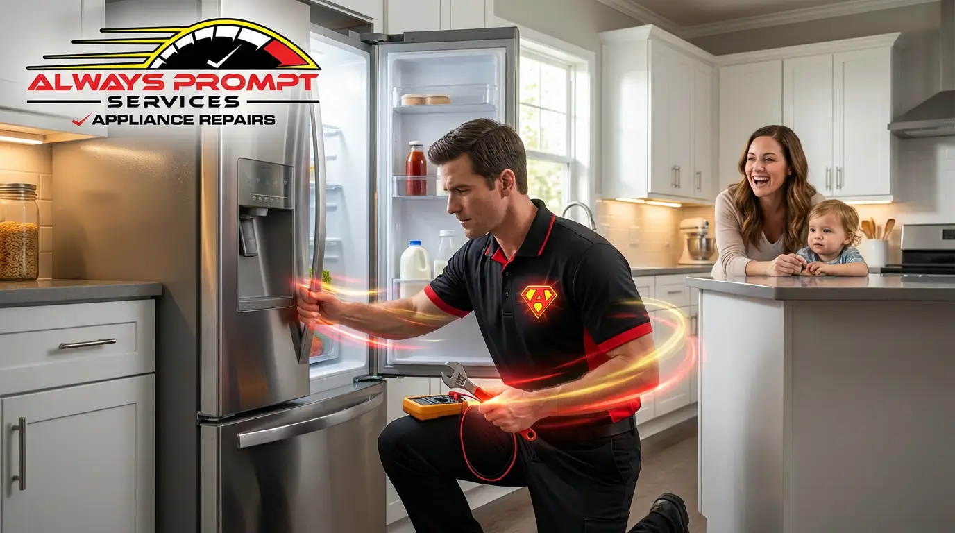 Brisbane fridge repair technician fixing fridge freezing food fault